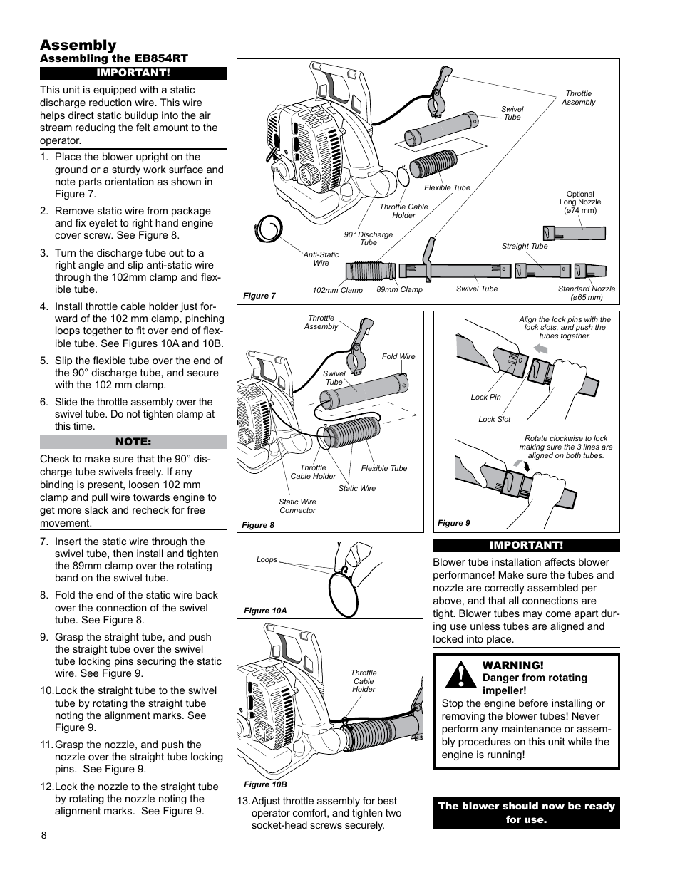 Assembly | Shindaiwa X7501970601 User Manual | Page 8 / 28