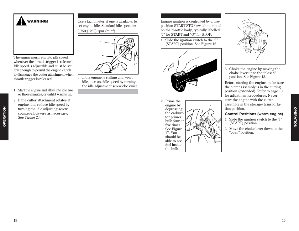 Adjusting the carburetor | Shindaiwa 63848-94010 User Manual | Page 17 / 18