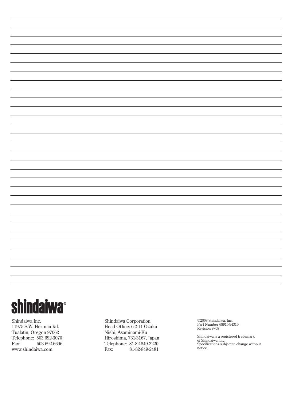 Shindaiwa EB8520 User Manual | Page 20 / 60