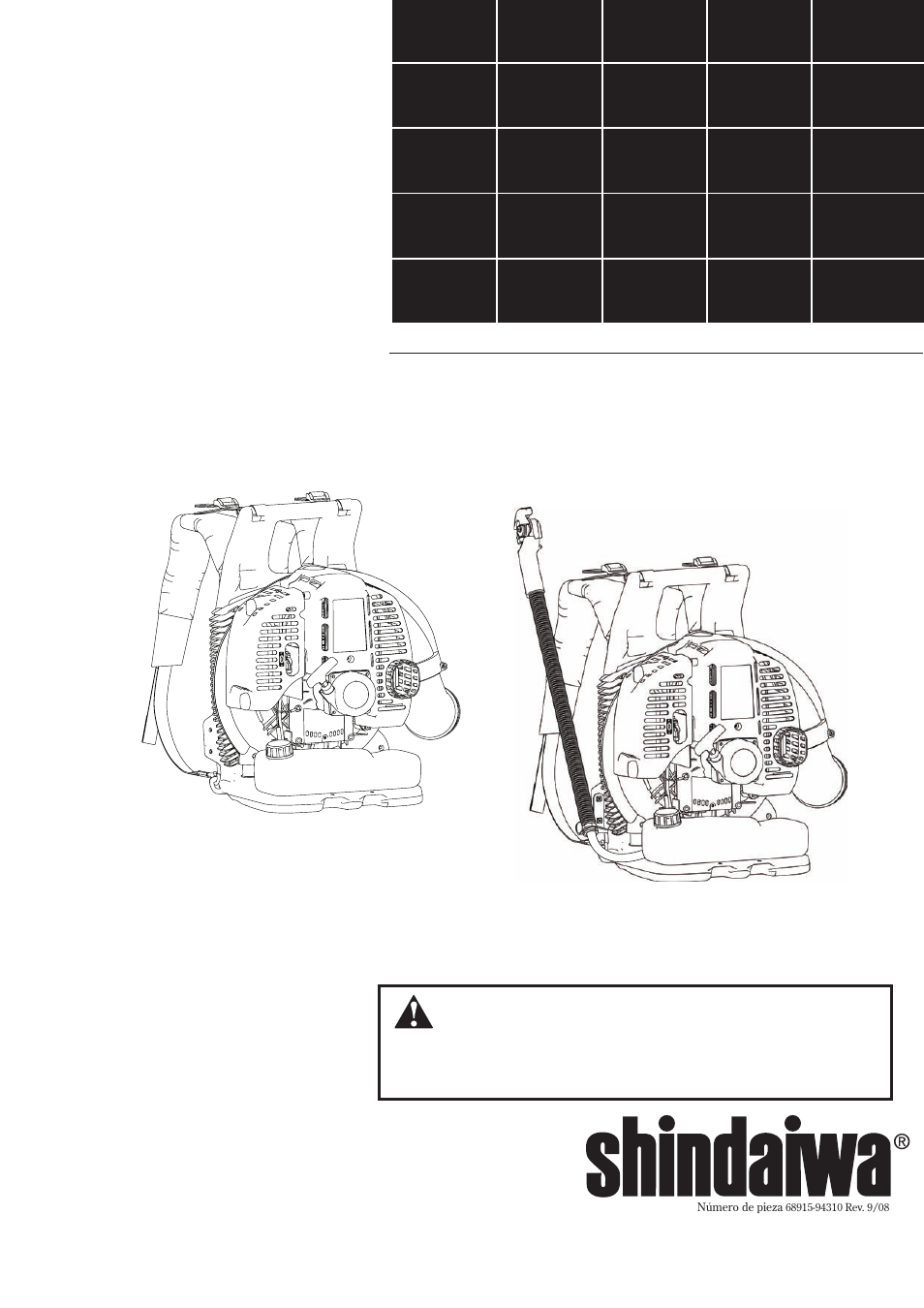 Shindaiwa EB8520 User Manual | Page 21 / 60