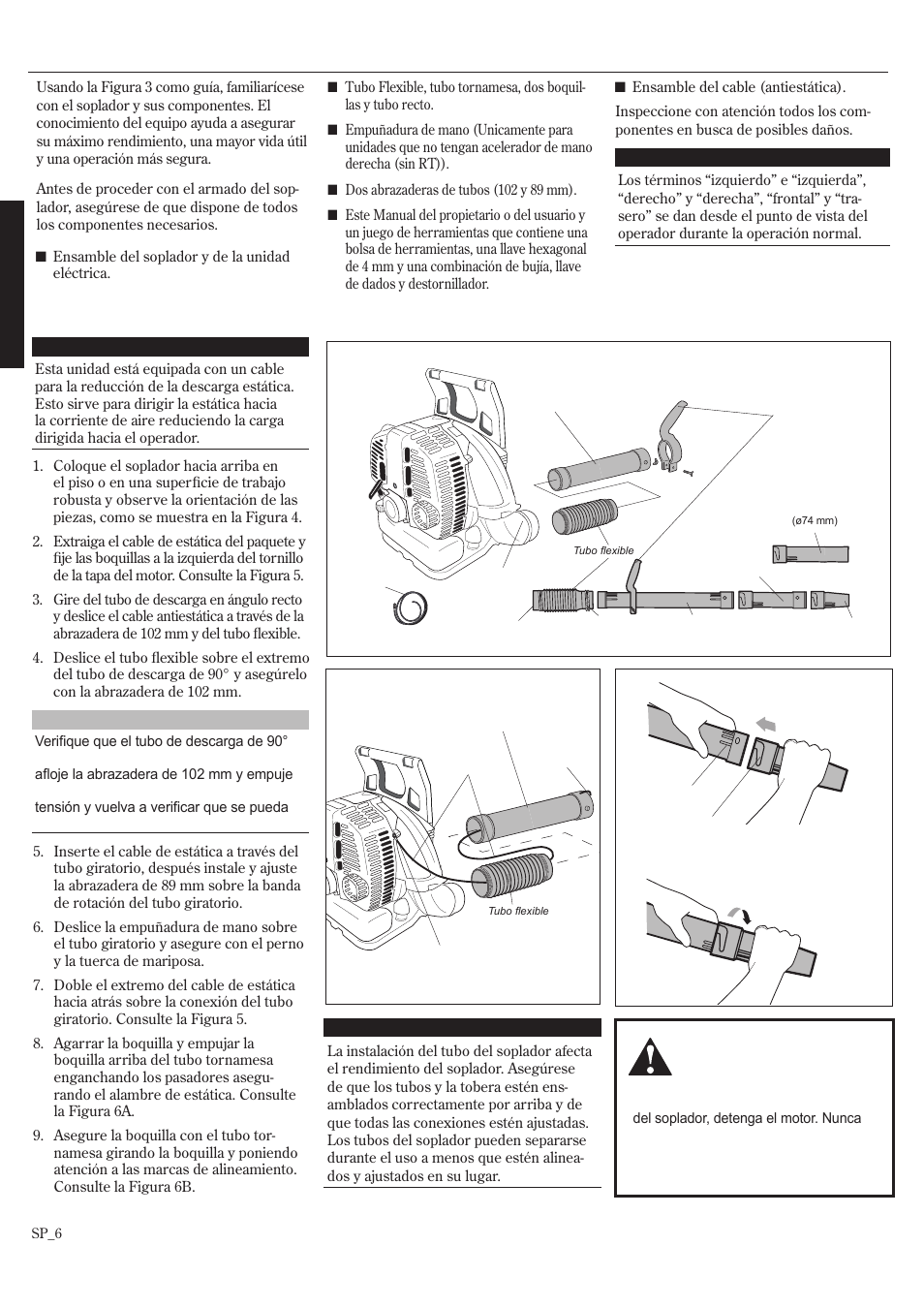 Ensamblaje | Shindaiwa EB8520 User Manual | Page 26 / 60