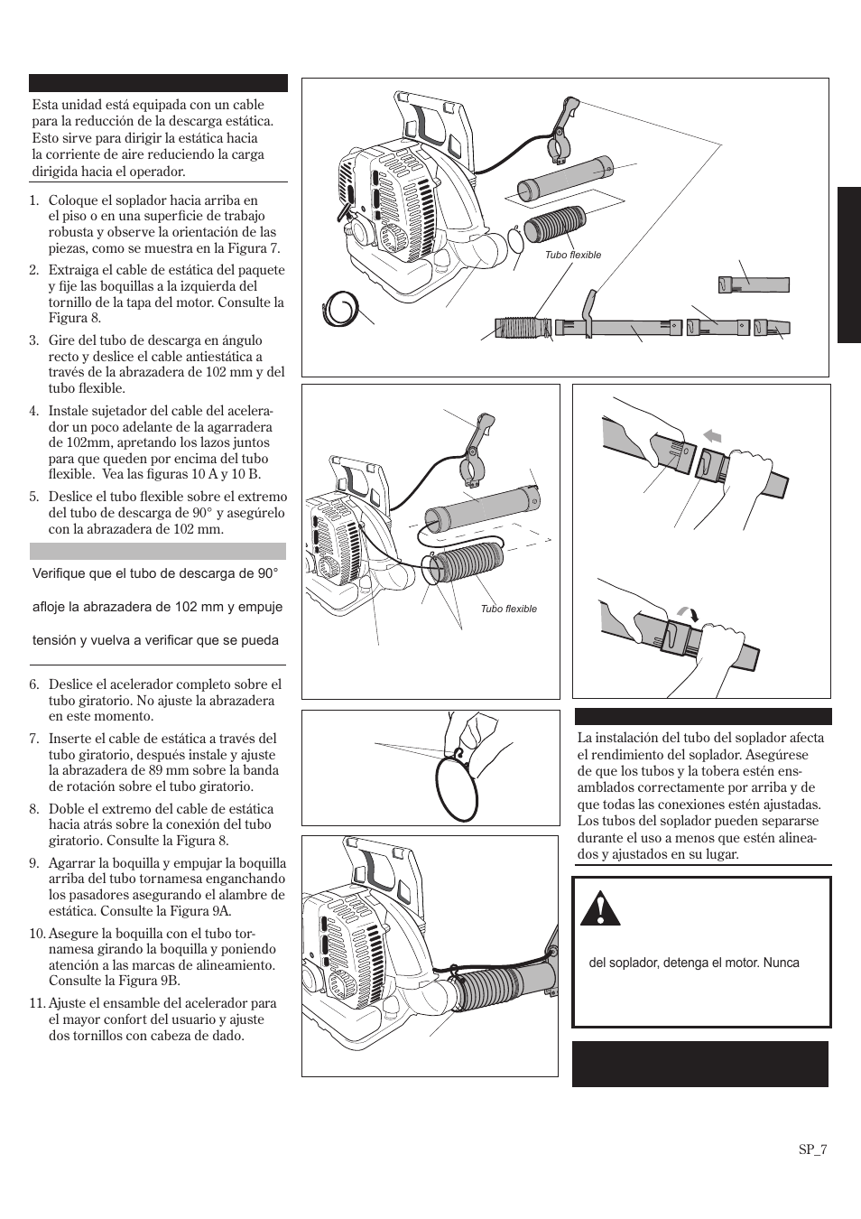 Ensamblaje | Shindaiwa EB8520 User Manual | Page 27 / 60