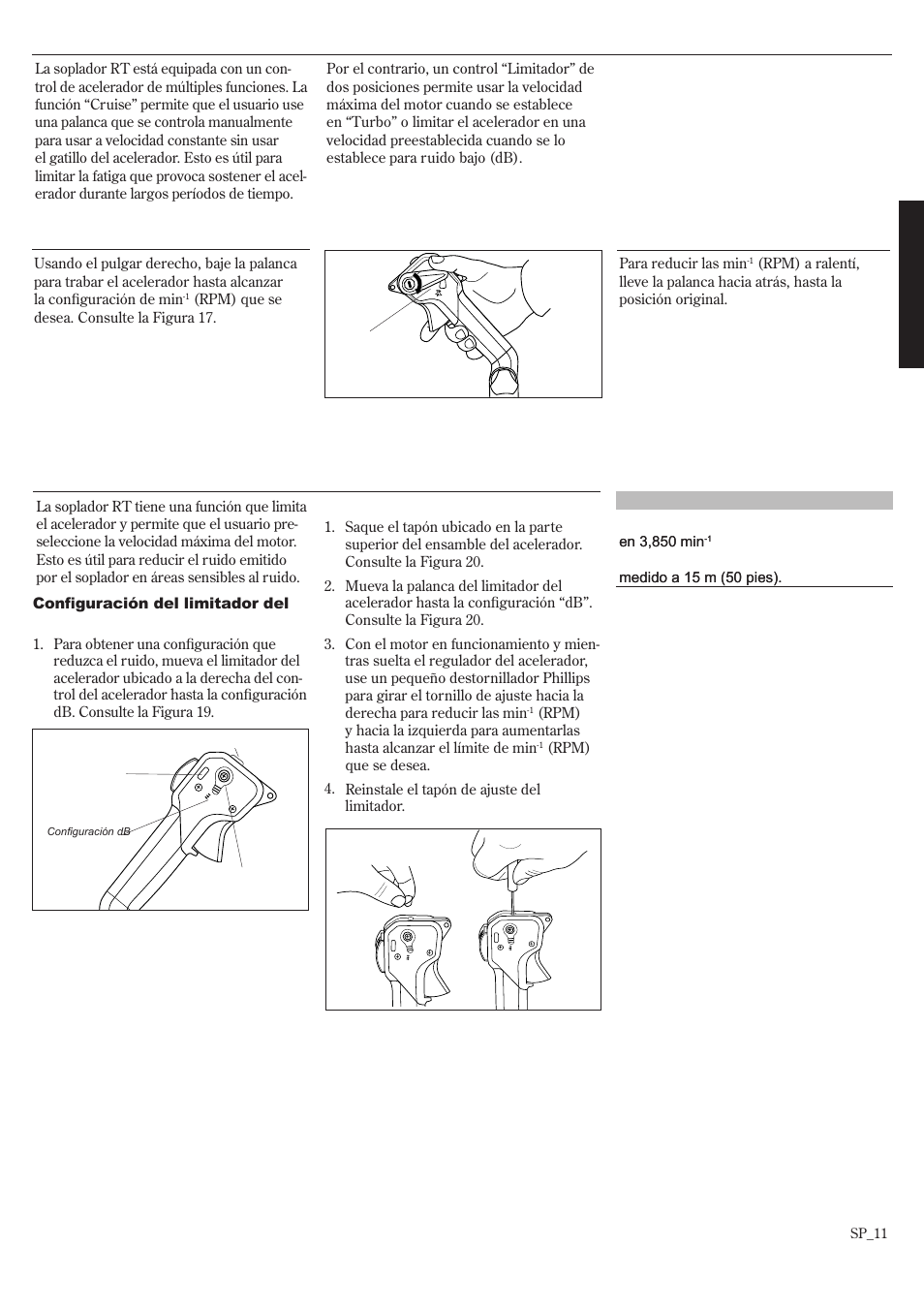 Control del acelerador (soplador rt) | Shindaiwa EB8520 User Manual | Page 31 / 60