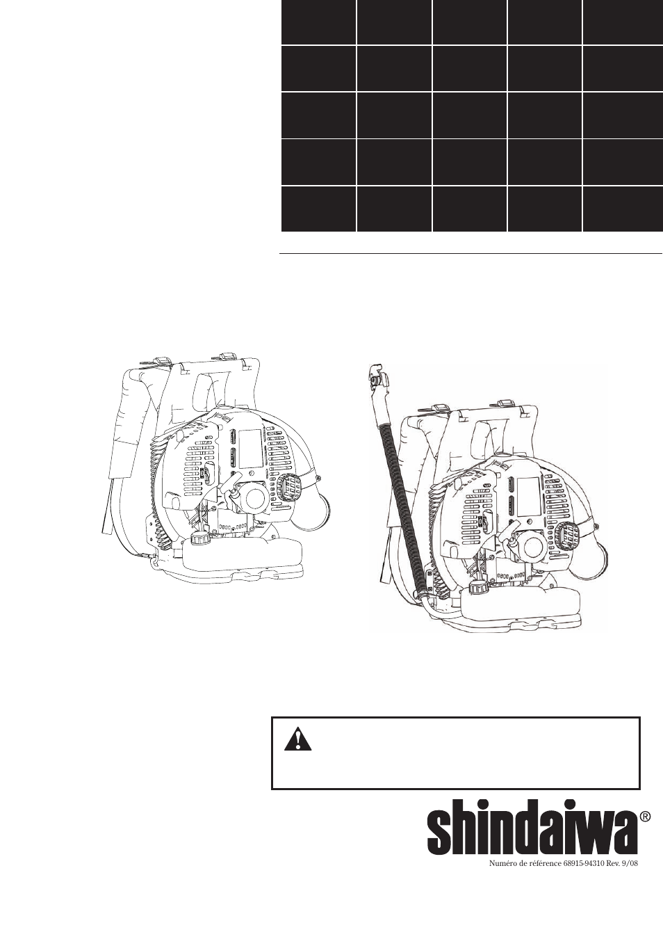 Shindaiwa EB8520 User Manual | Page 41 / 60