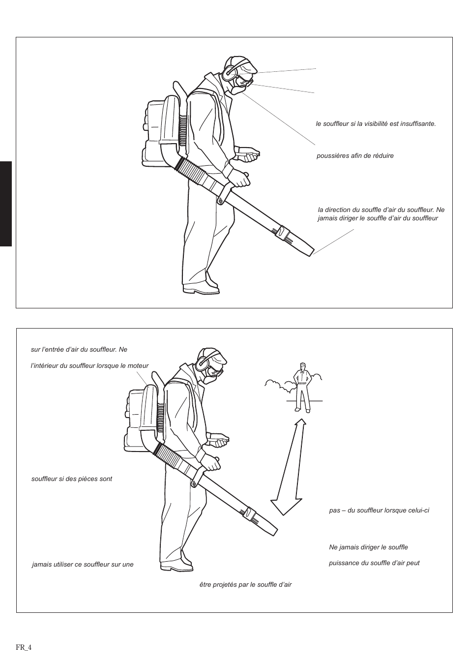 Sécurité | Shindaiwa EB8520 User Manual | Page 44 / 60