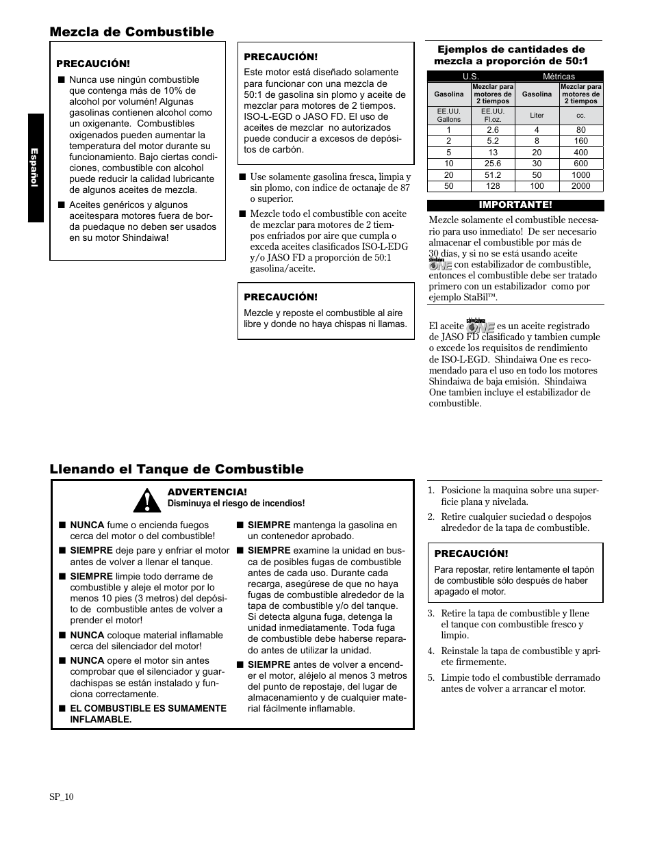 Shindaiwa 89300 User Manual | Page 34 / 72