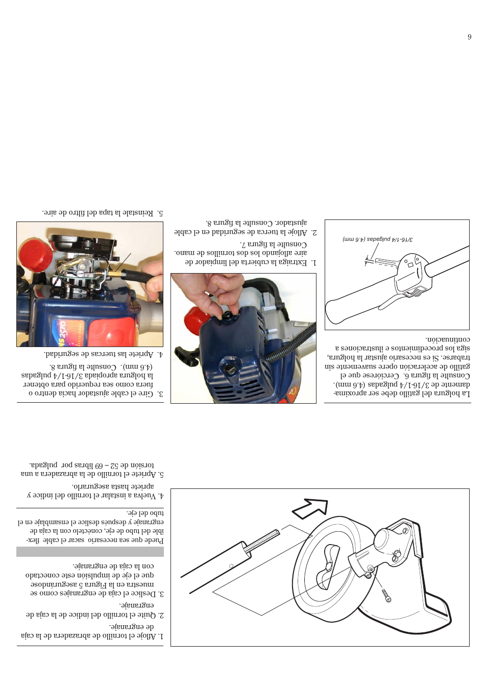 Ensamblaje y ajustes | Shindaiwa 81719 User Manual | Page 31 / 36