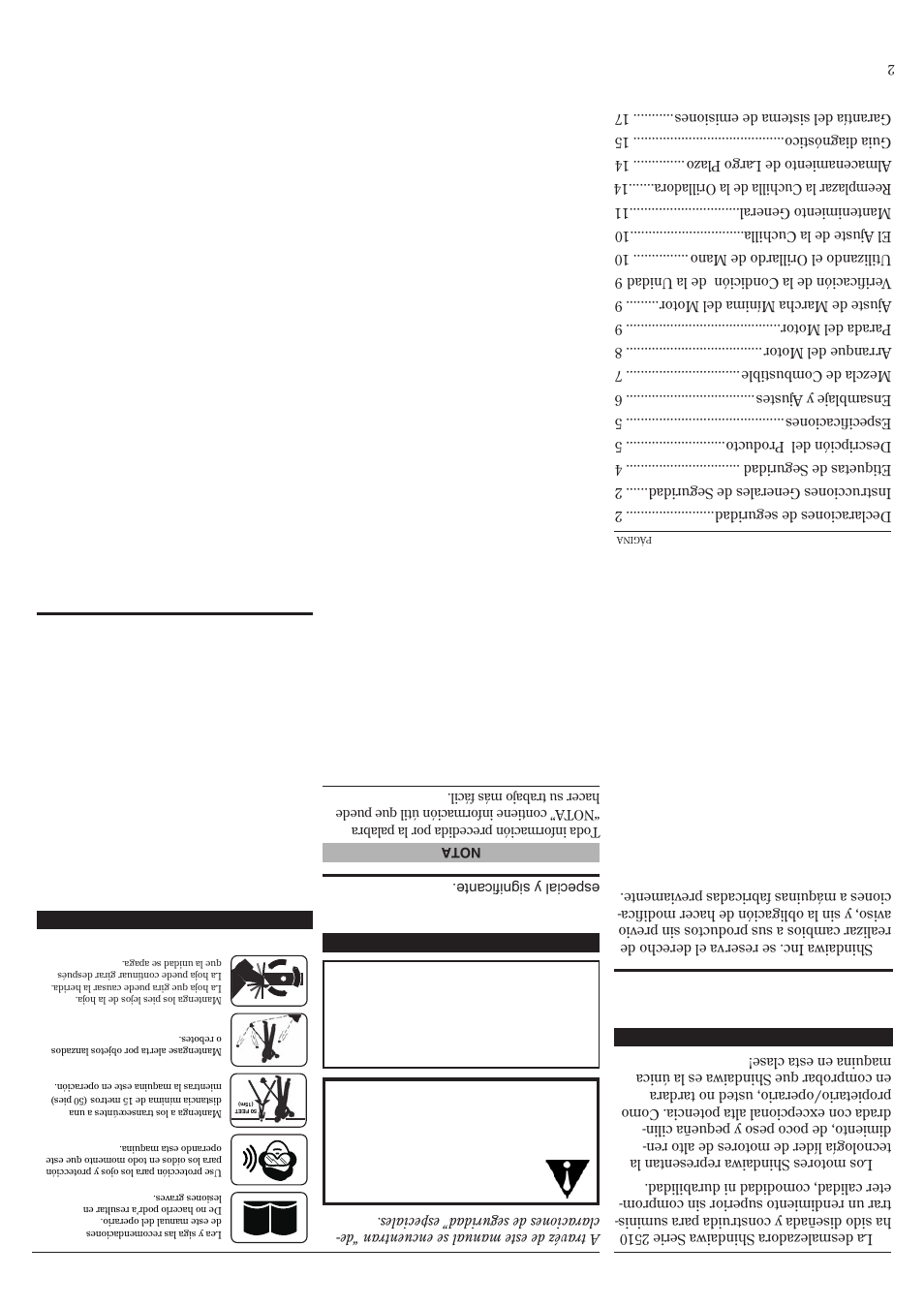 Shindaiwa 81719 User Manual | Page 35 / 36