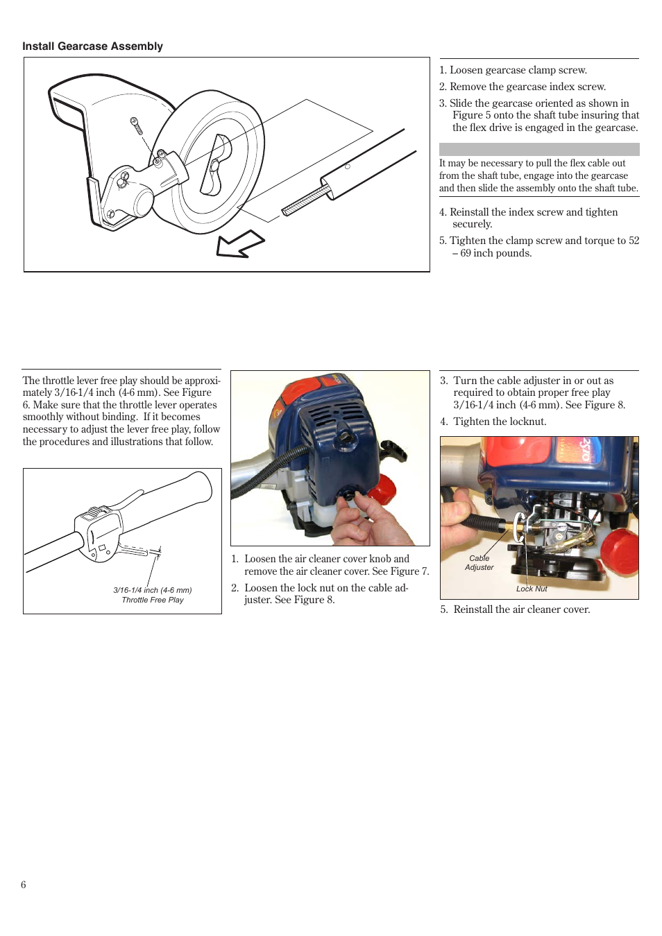 Assembly and adjustments | Shindaiwa 81719 User Manual | Page 6 / 36