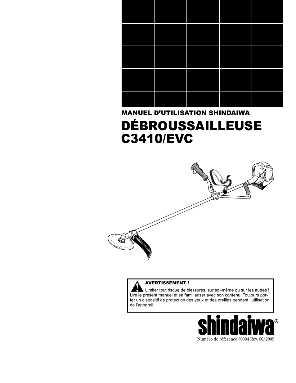 Débroussailleuse c3410/evc | Shindaiwa 89304 User Manual | Page 49 / 72