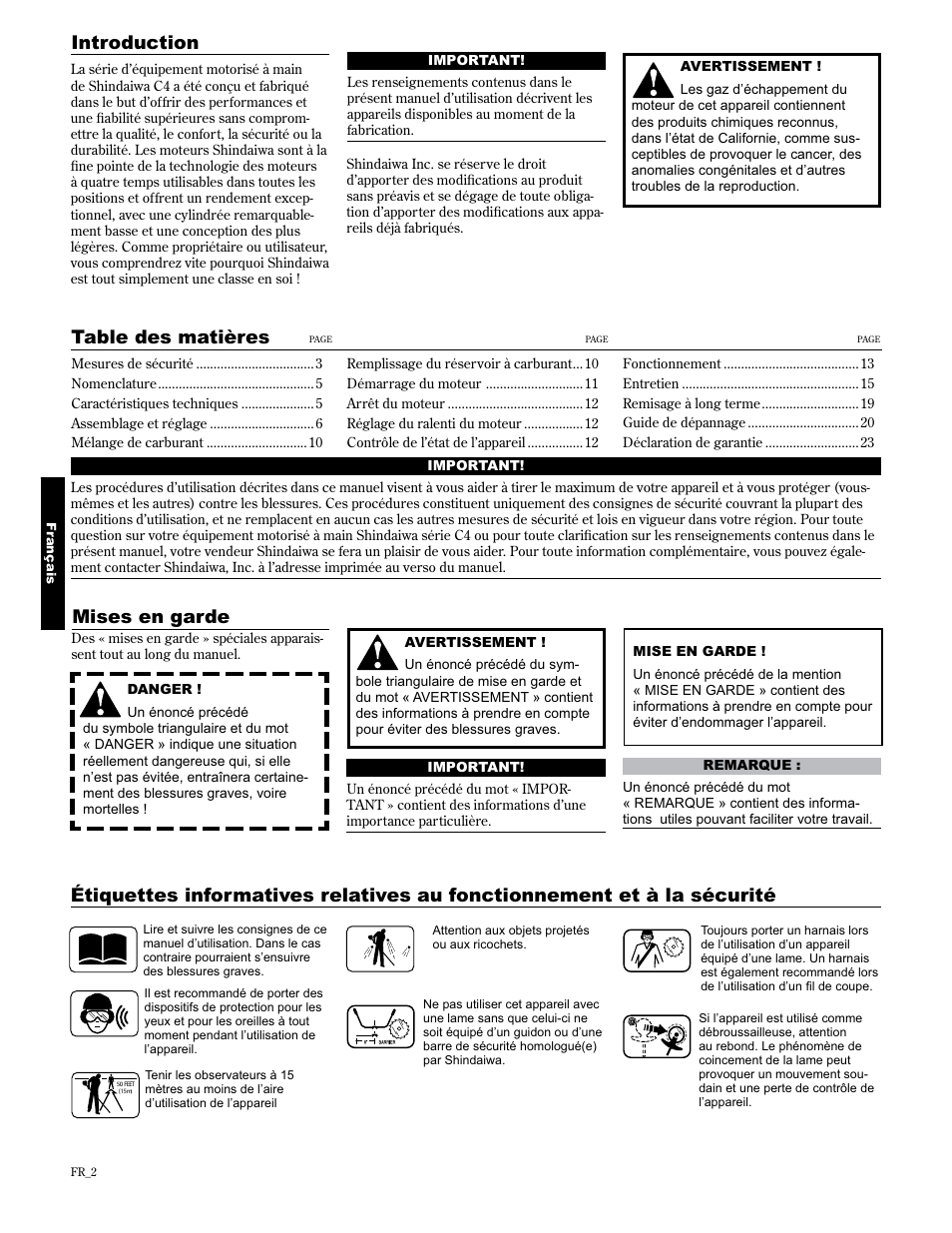 Shindaiwa 89304 User Manual | Page 50 / 72