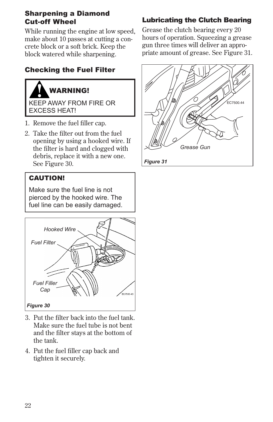 Shindaiwa 68006-94310 User Manual | Page 22 / 28