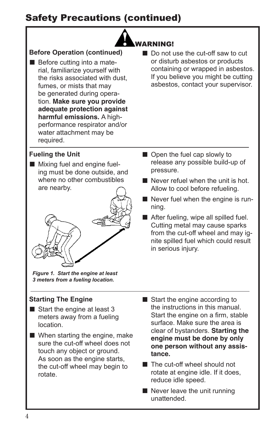 Safety precautions (continued) | Shindaiwa 68006-94310 User Manual | Page 4 / 28