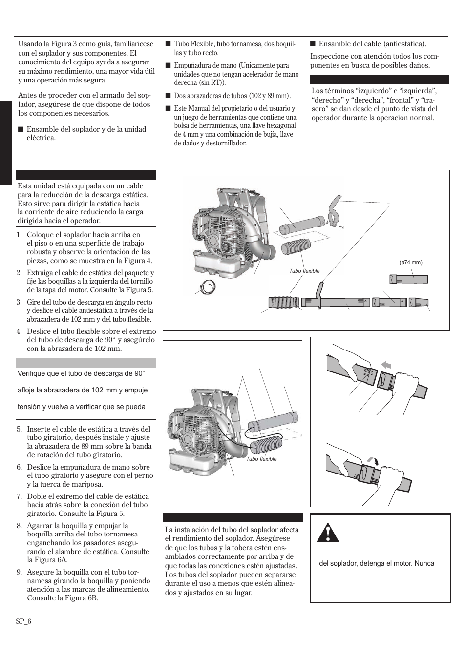 Ensamblaje | Shindaiwa EB802RT User Manual | Page 26 / 60