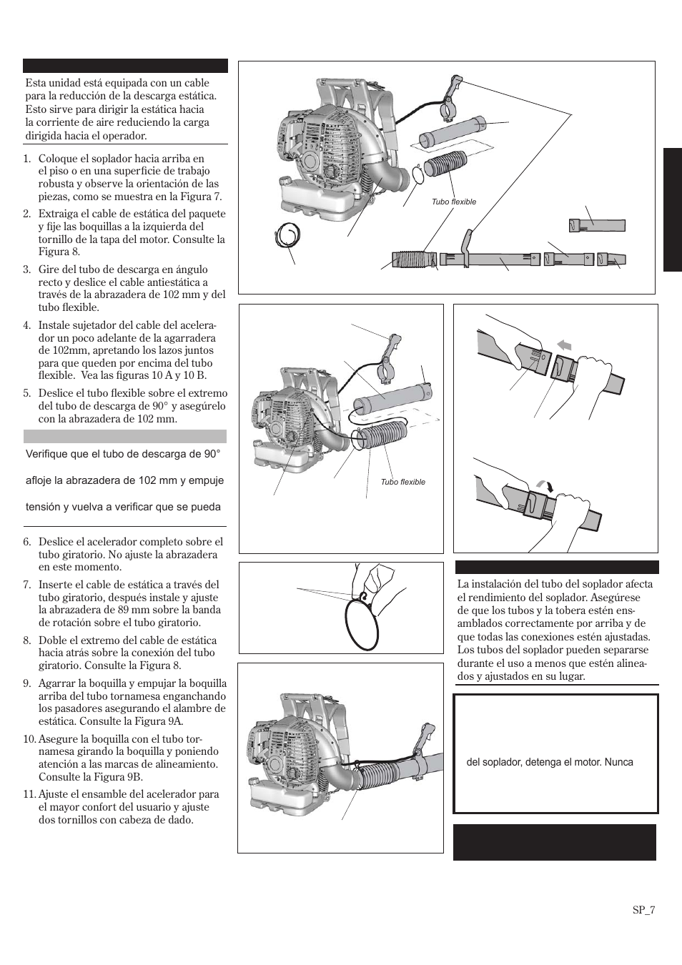 Ensamblaje | Shindaiwa EB802RT User Manual | Page 27 / 60