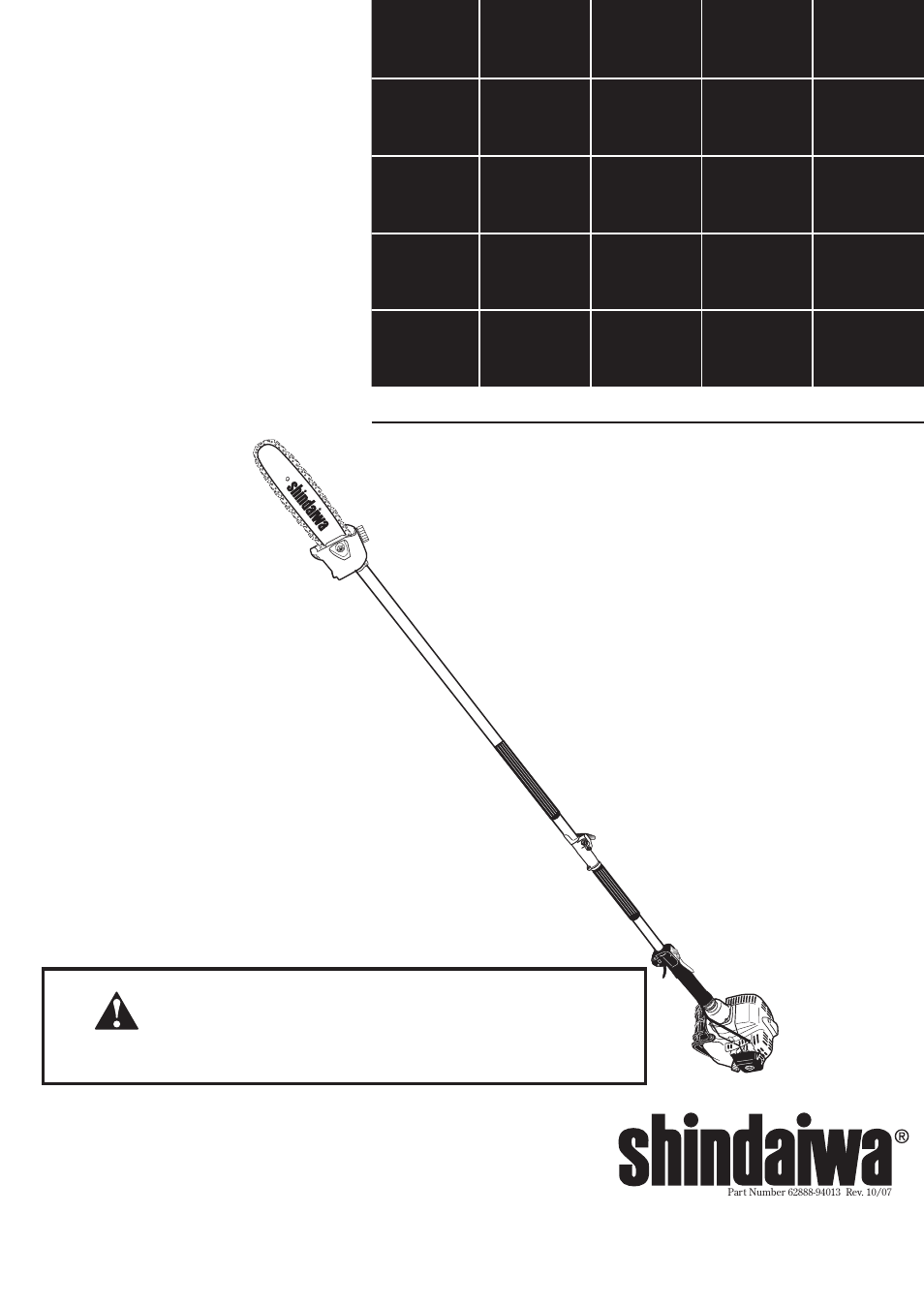 P231 podadora de extensión | Shindaiwa P231 User Manual | Page 23 / 68