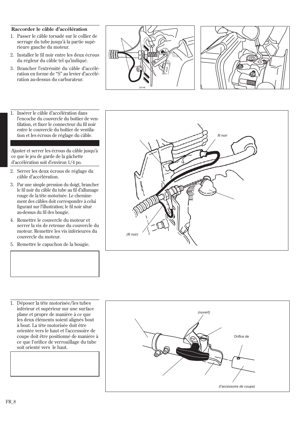 Assemblage (suite) | Shindaiwa P231 User Manual | Page 52 / 68