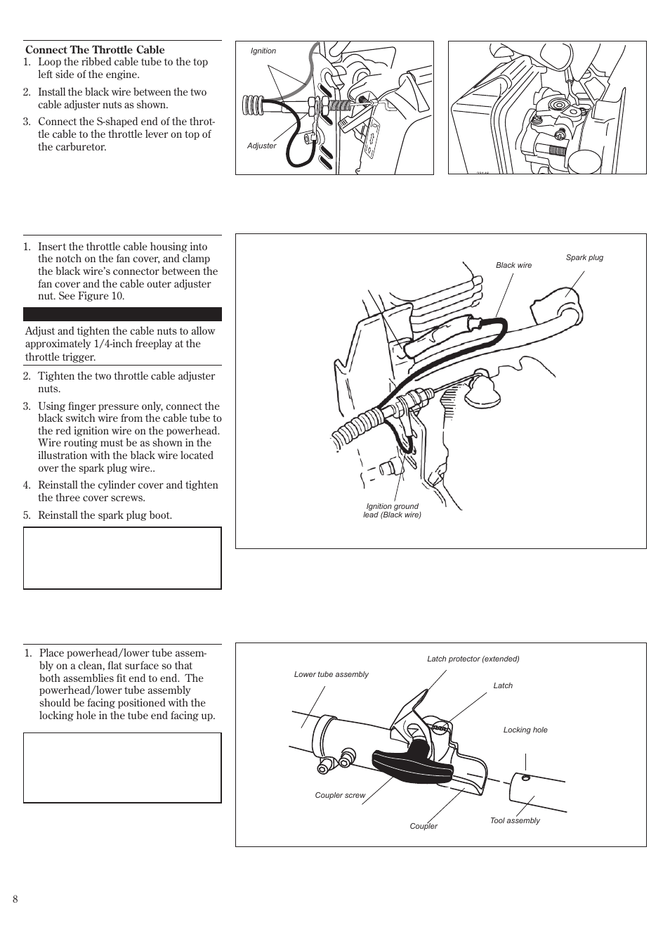 Assembly (continued) | Shindaiwa P231 User Manual | Page 8 / 68