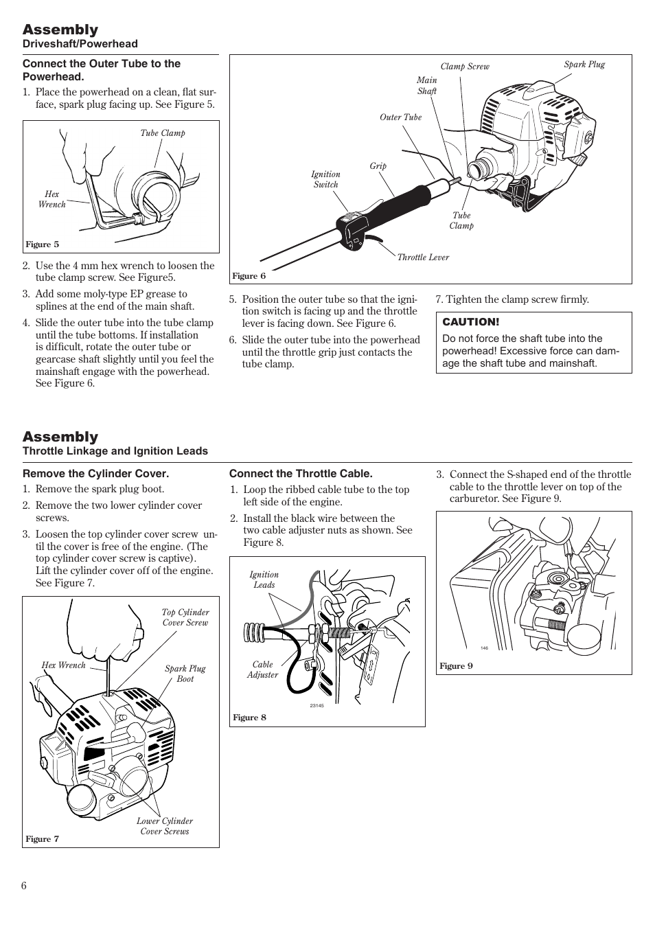 Assembly | Shindaiwa LE231 User Manual | Page 6 / 20