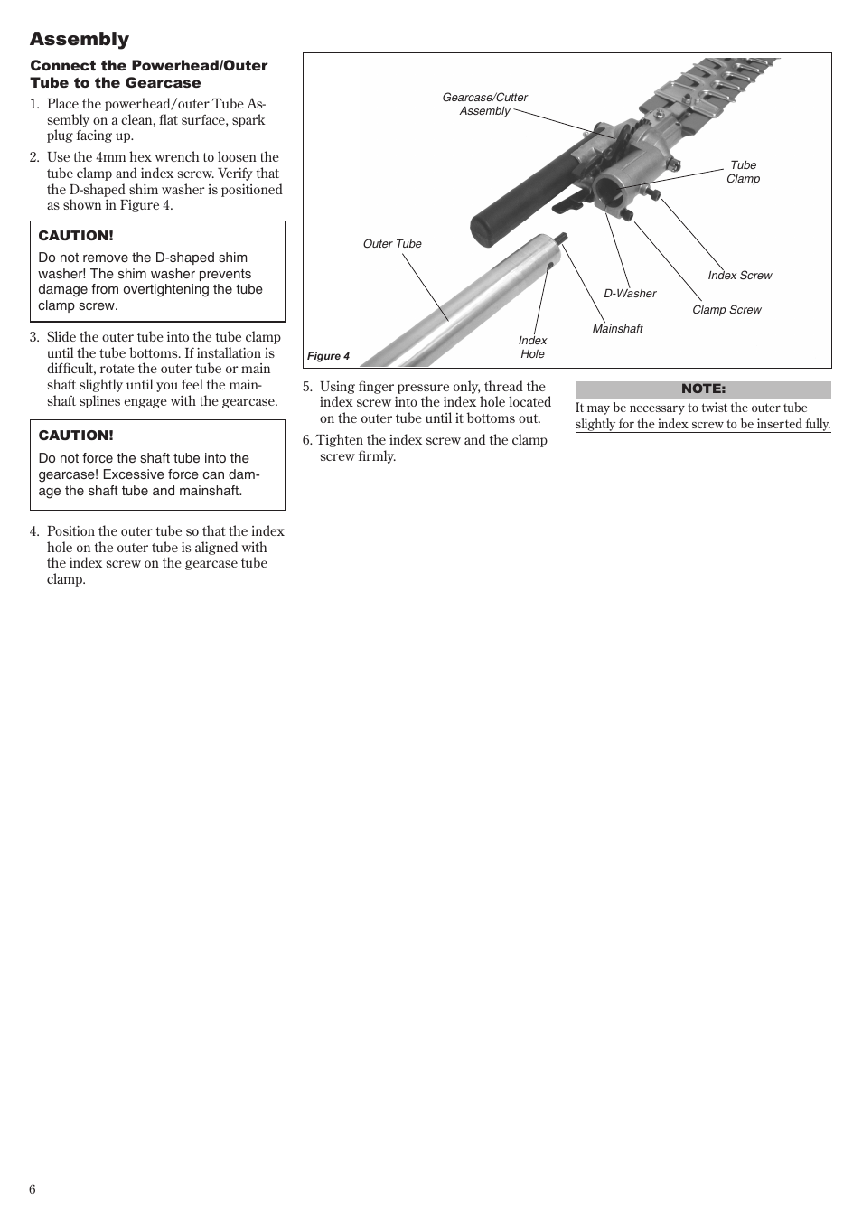 Assembly | Shindaiwa 68800-94313 User Manual | Page 6 / 20