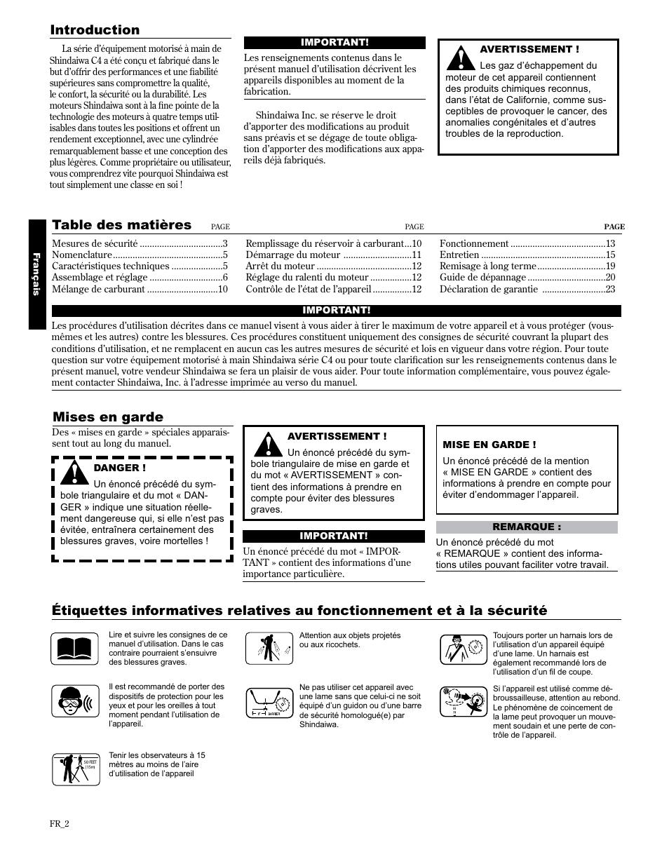 Shindaiwa 89301 User Manual | Page 50 / 72