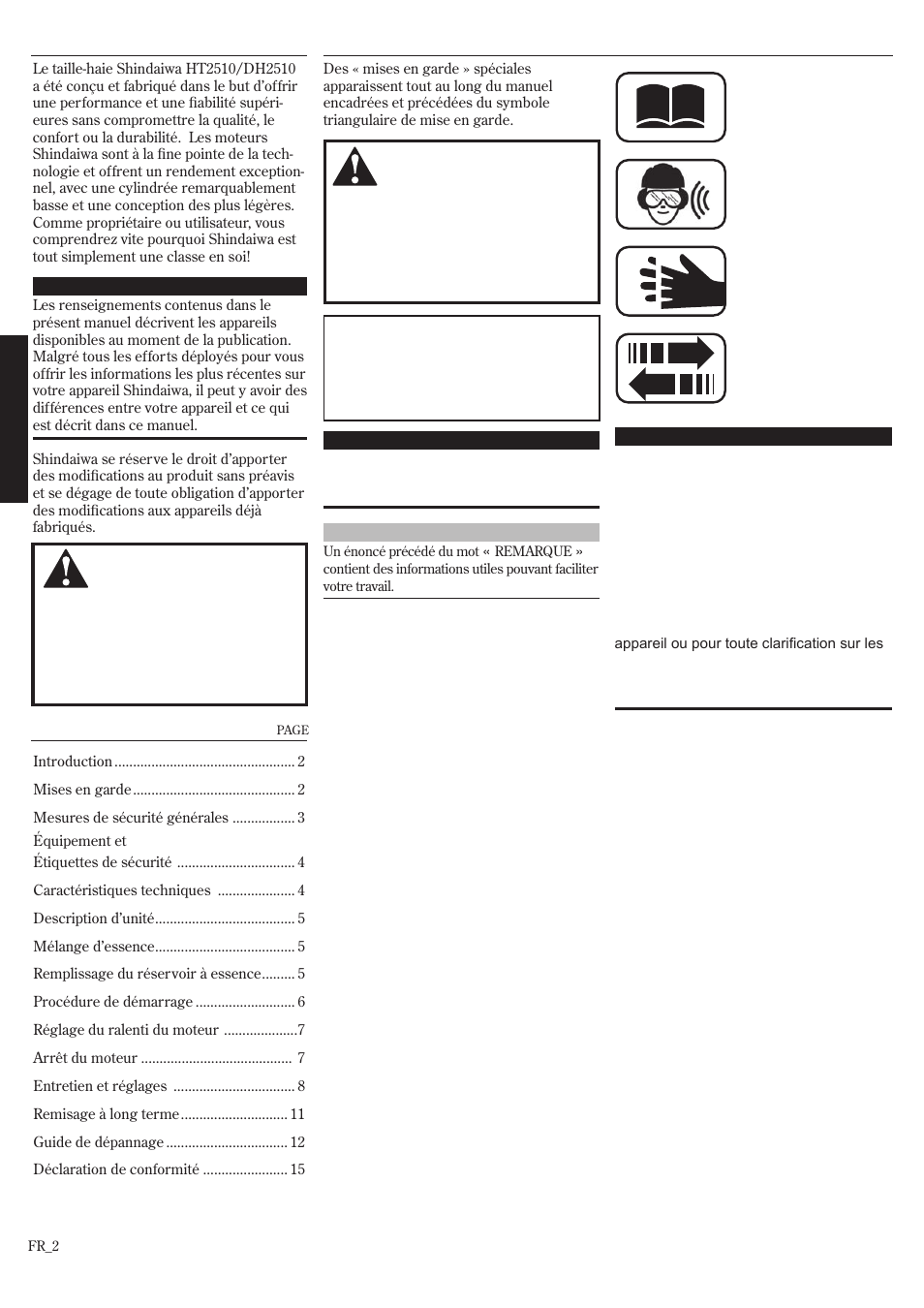 Shindaiwa HT2510/EVC User Manual | Page 34 / 48
