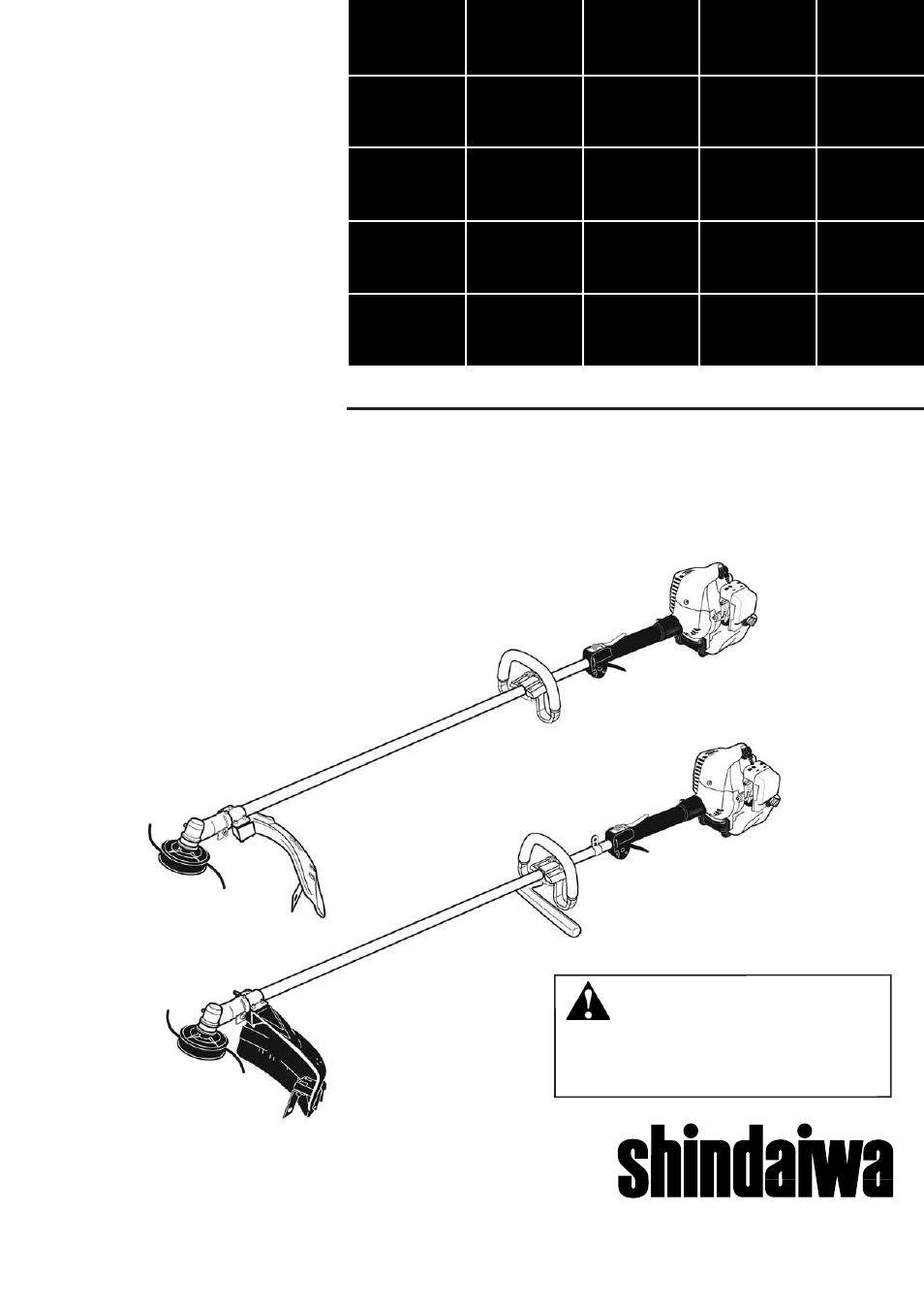 Shindaiwa T242/EVC User Manual | Page 21 / 60