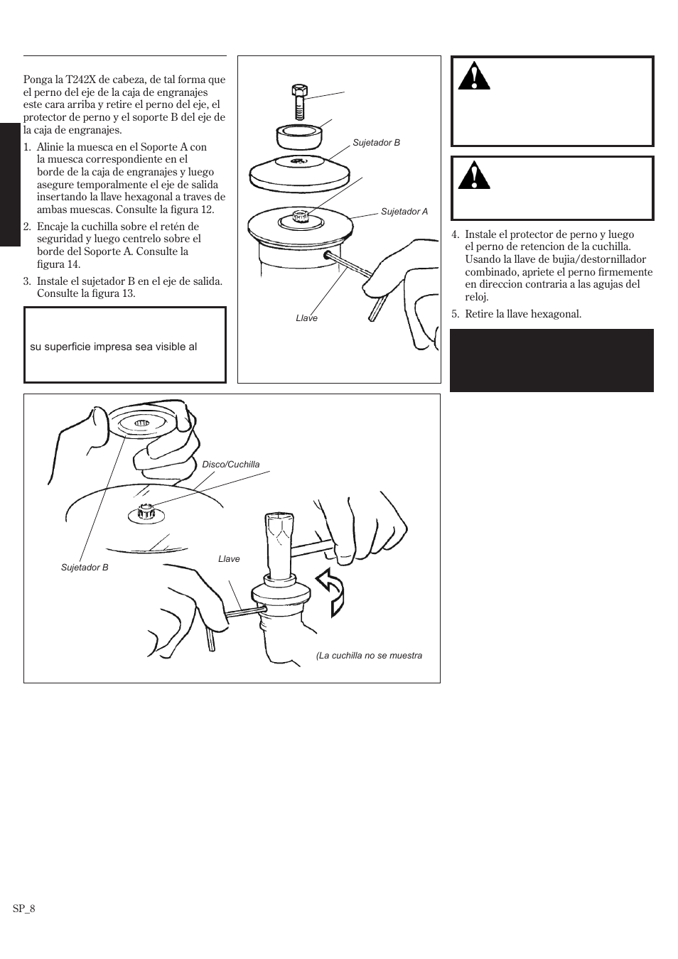 Ensamblaje | Shindaiwa T242/EVC User Manual | Page 28 / 60