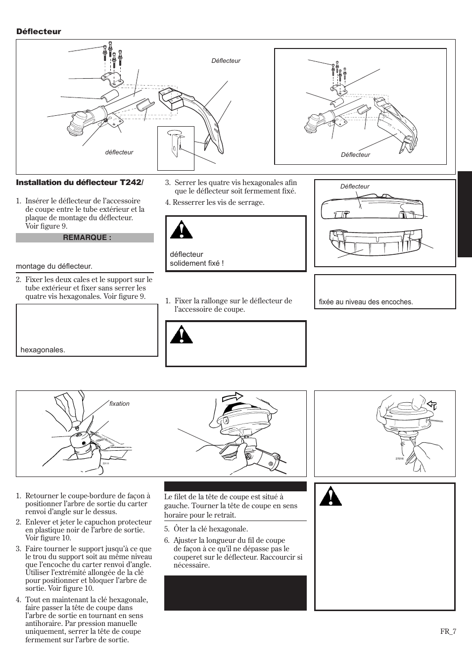Assemblage, Assemblage et réglage | Shindaiwa T242/EVC User Manual | Page 47 / 60
