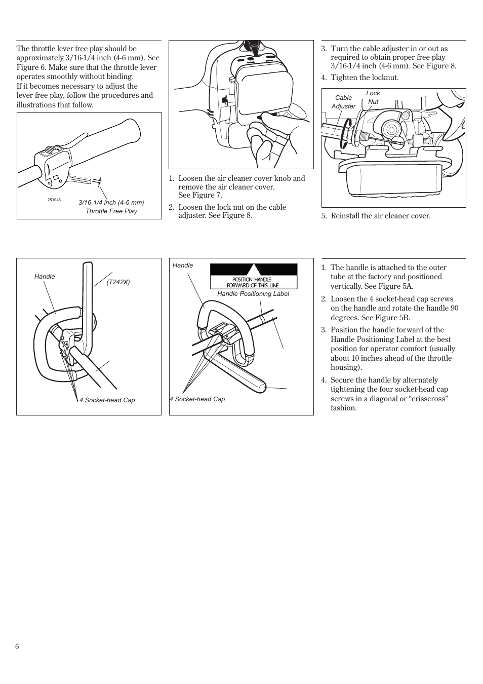 Assembly and adjustments | Shindaiwa T242/EVC User Manual | Page 6 / 60