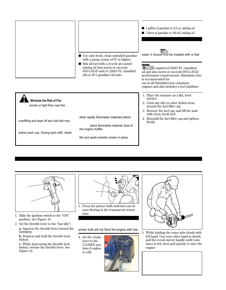 Shindaiwa 81714 User Manual | Page 10 / 48