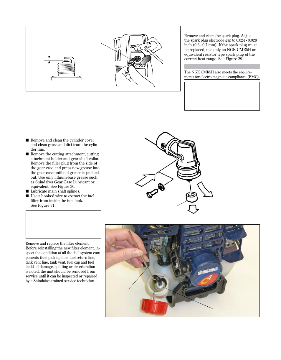 Hedge trimming, Maintenance, Hour maintenance | 10/15-hour maintenance | Shindaiwa 81714 User Manual | Page 15 / 48