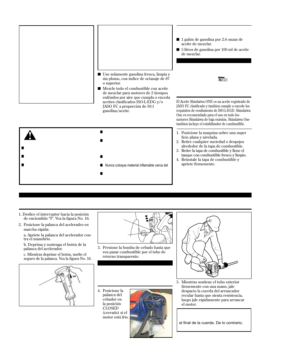 Shindaiwa 81714 User Manual | Page 34 / 48