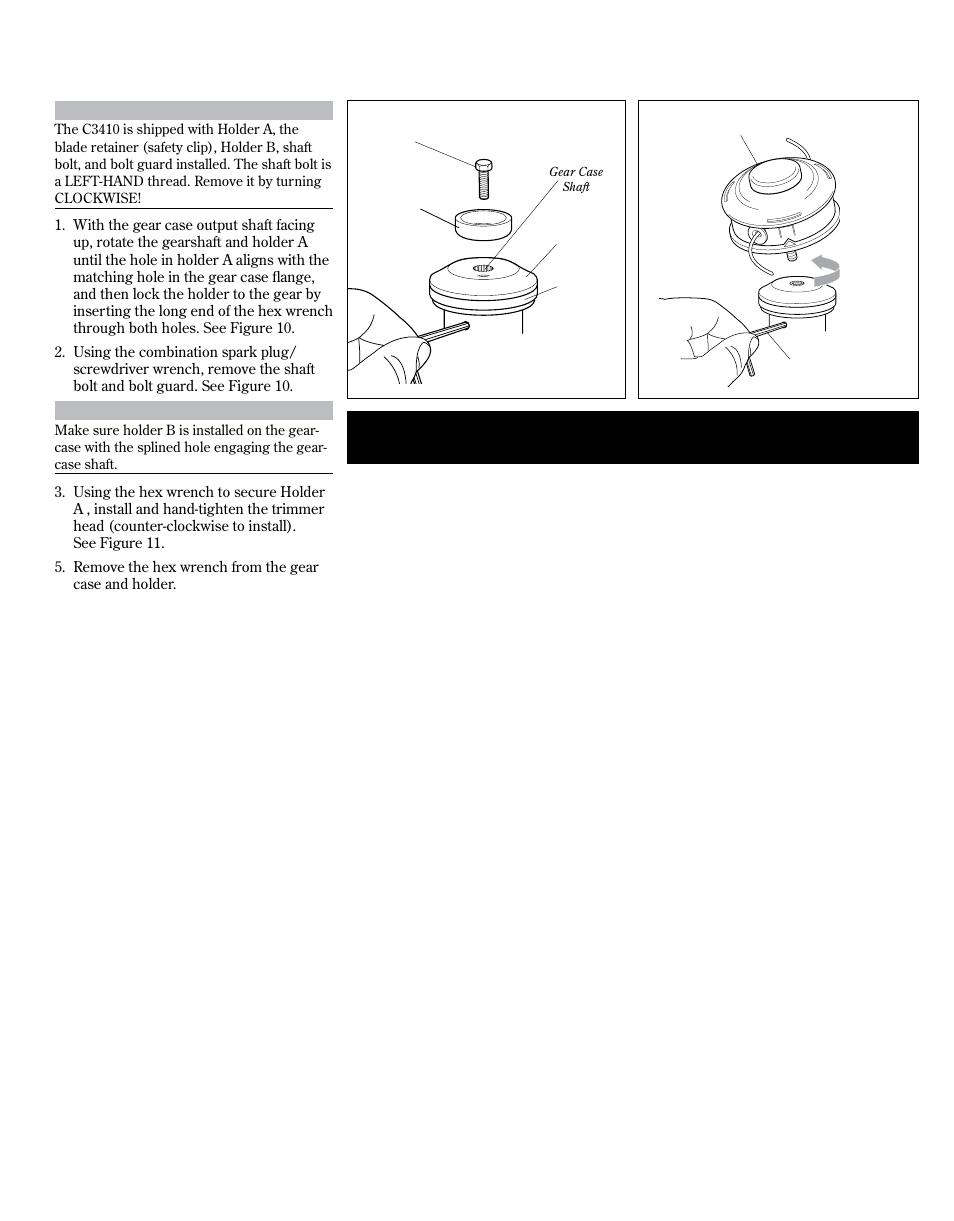 Description, Installing a trimmer head | Shindaiwa 81714 User Manual | Page 8 / 48