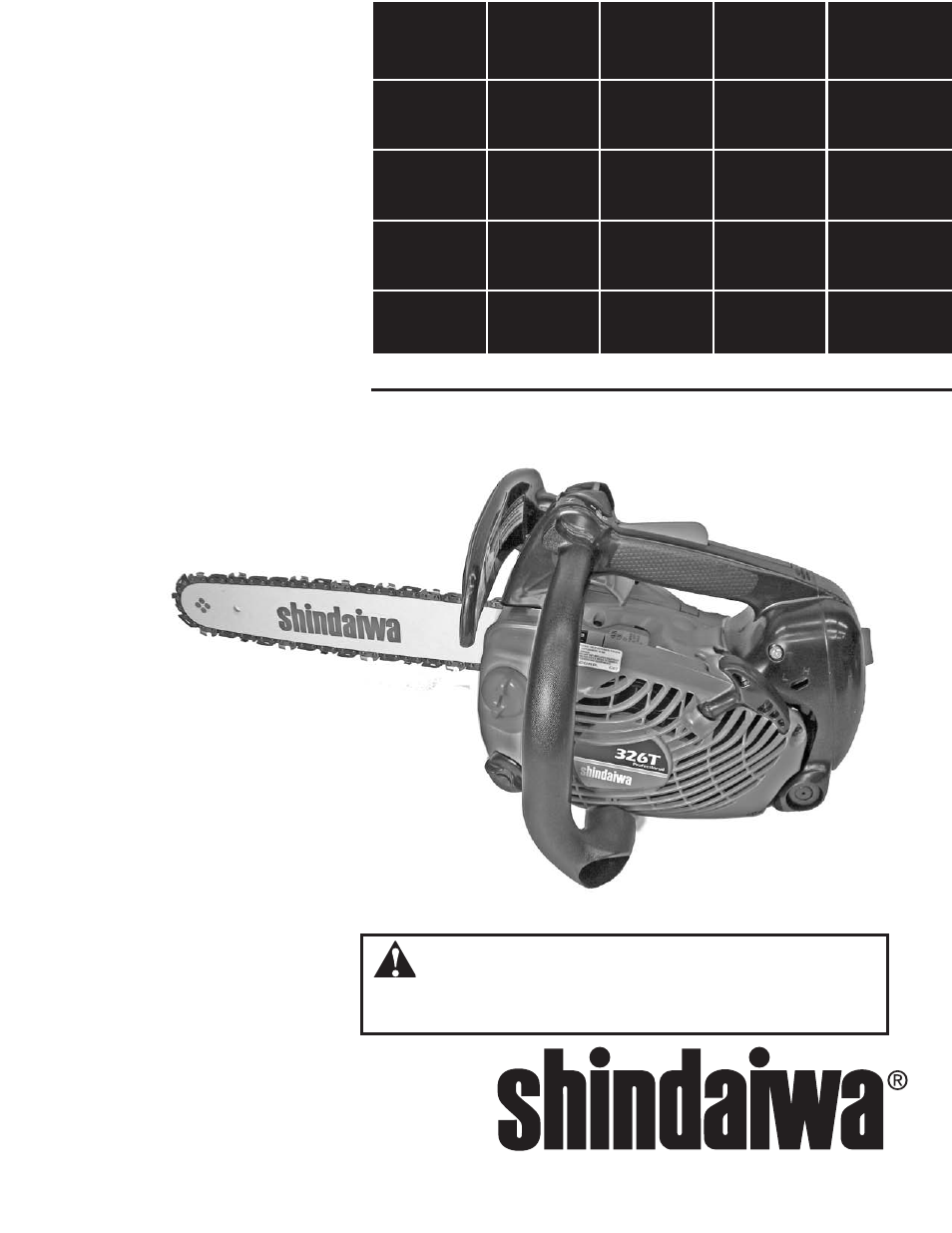 Shindaiwa 82085 User Manual | 90 pages