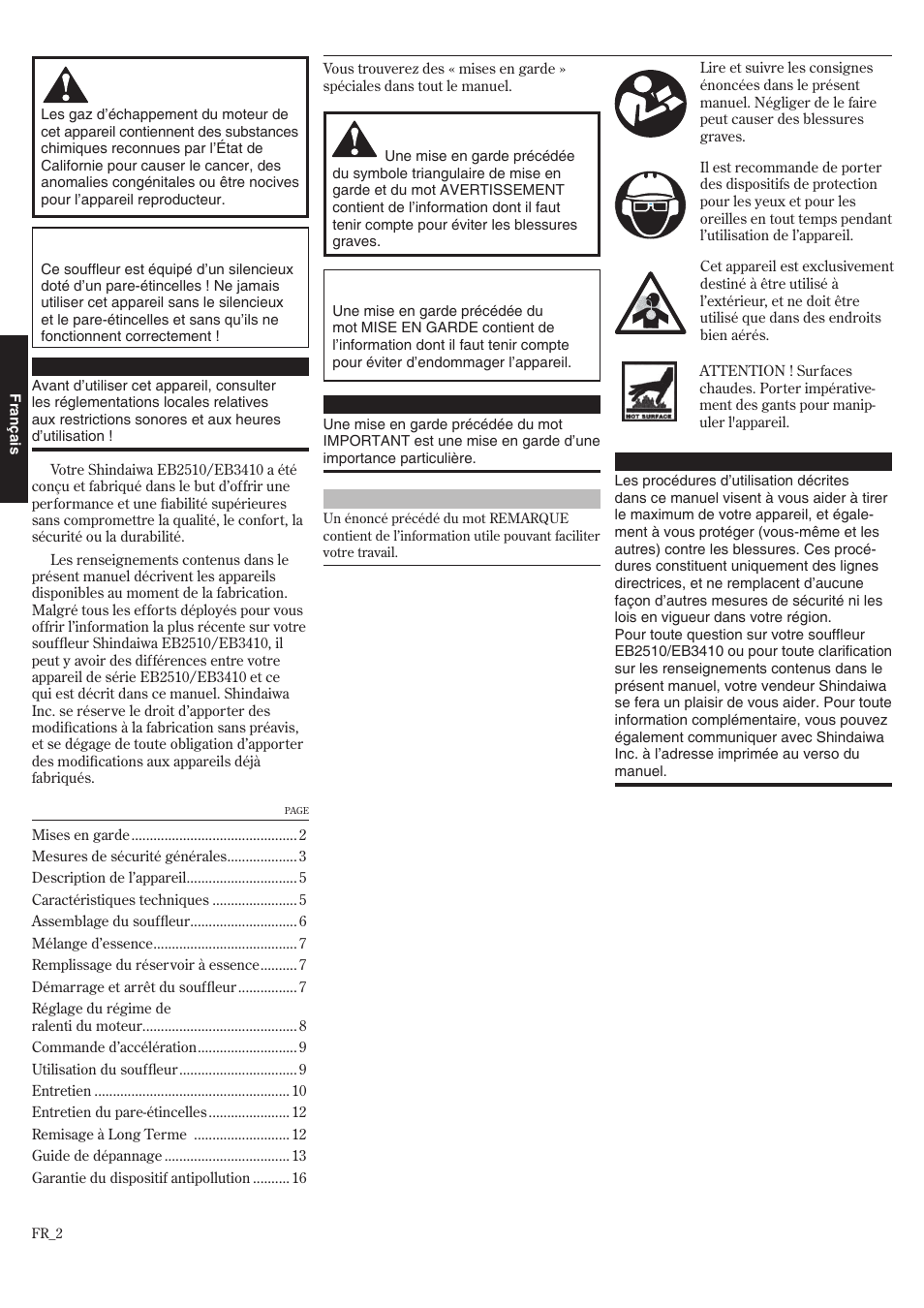 Shindaiwa 68907-94311 User Manual | Page 38 / 56