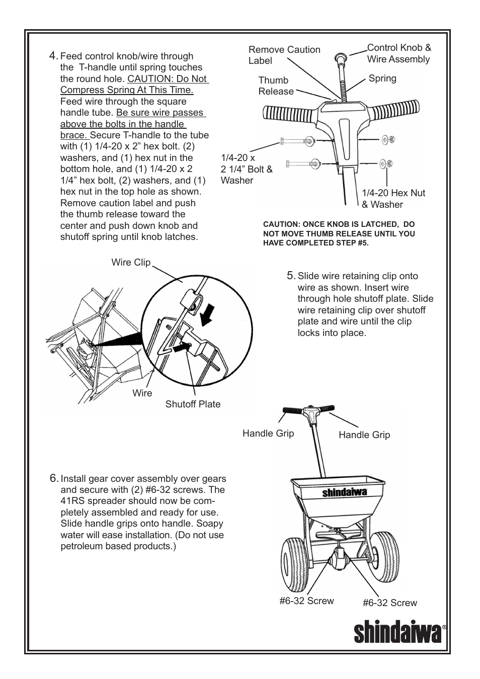 Shindaiwa HomePro 41RS Broadcast User Manual | Page 3 / 8