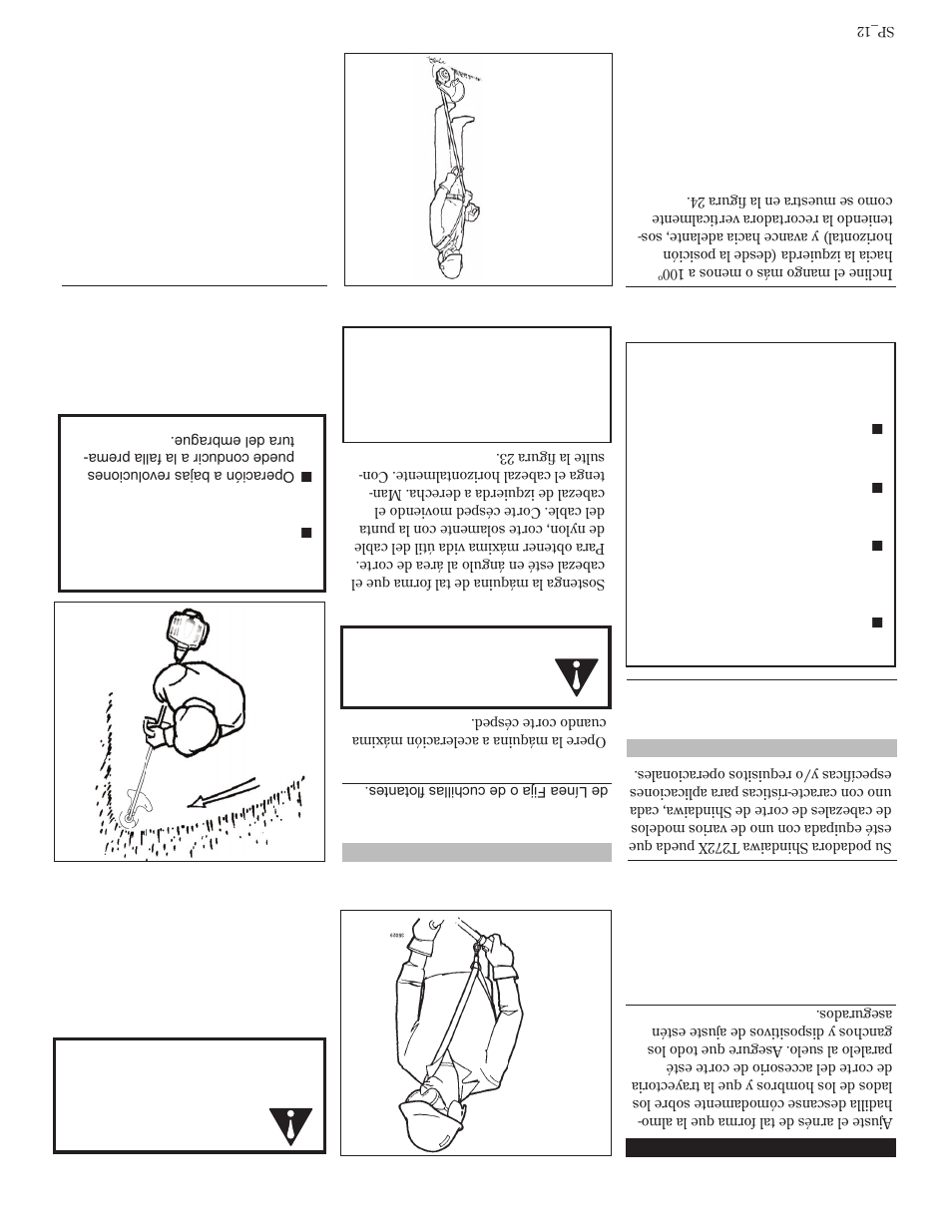 Operación | Shindaiwa T272X User Manual | Page 29 / 40