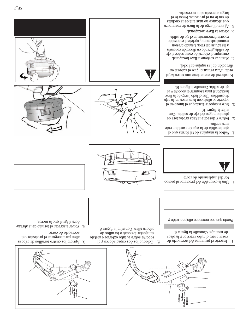 Ensamblaje | Shindaiwa T272X User Manual | Page 34 / 40