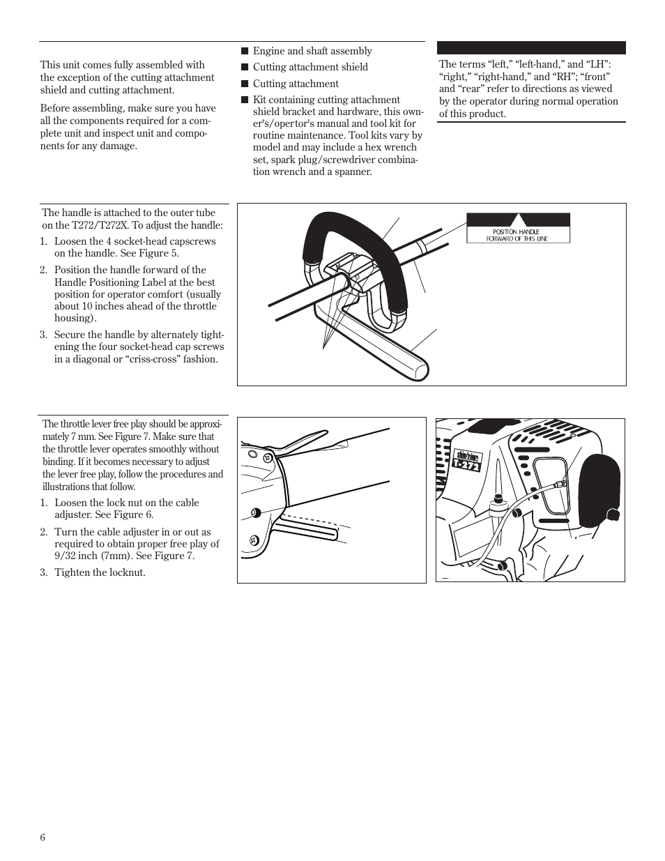 Assembly | Shindaiwa T272X User Manual | Page 6 / 40