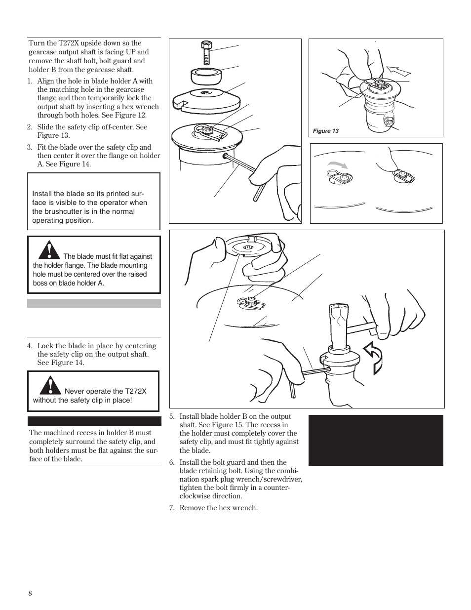 Assembly (continued) | Shindaiwa T272X User Manual | Page 8 / 40