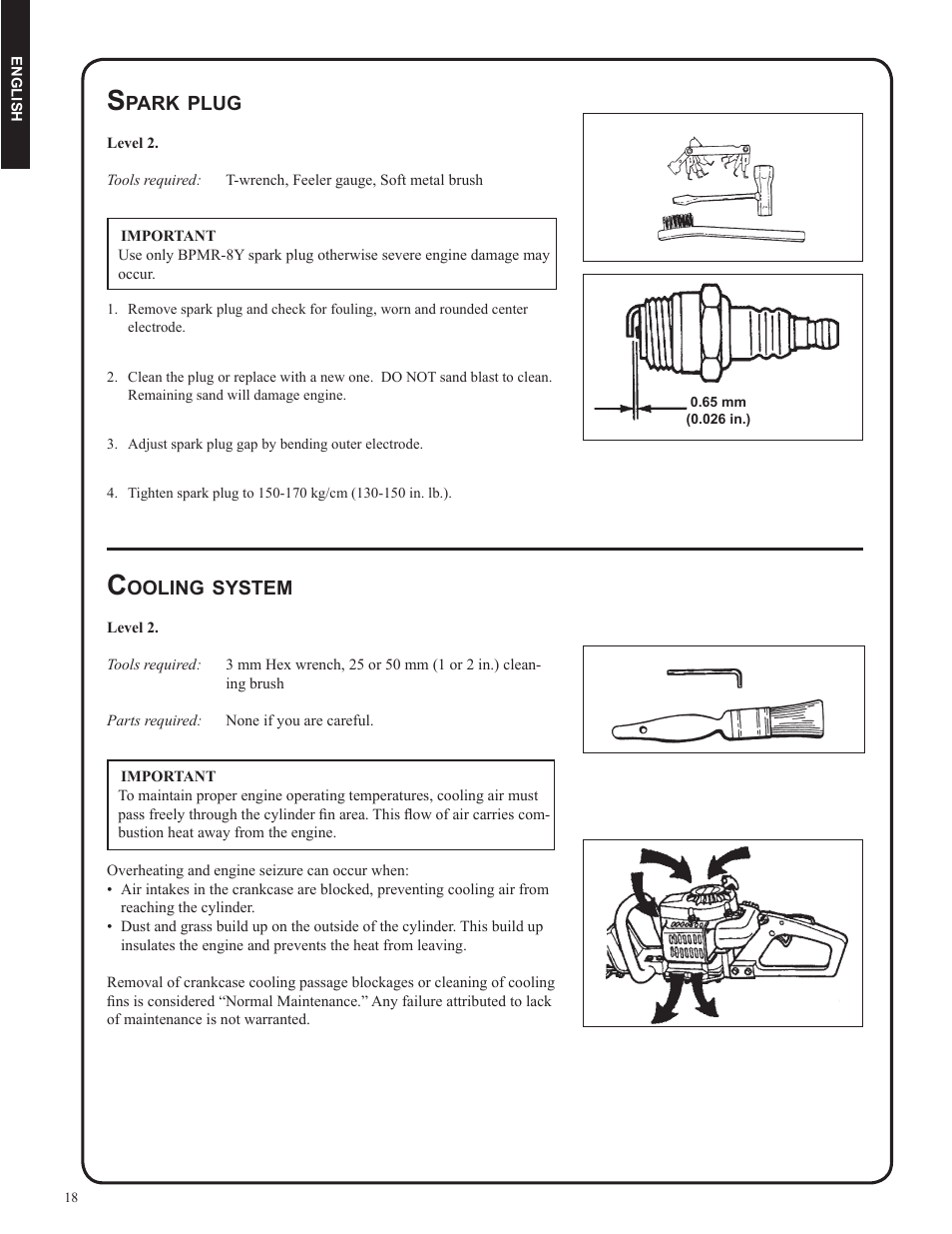 Shindaiwa DH212 User Manual | Page 18 / 96