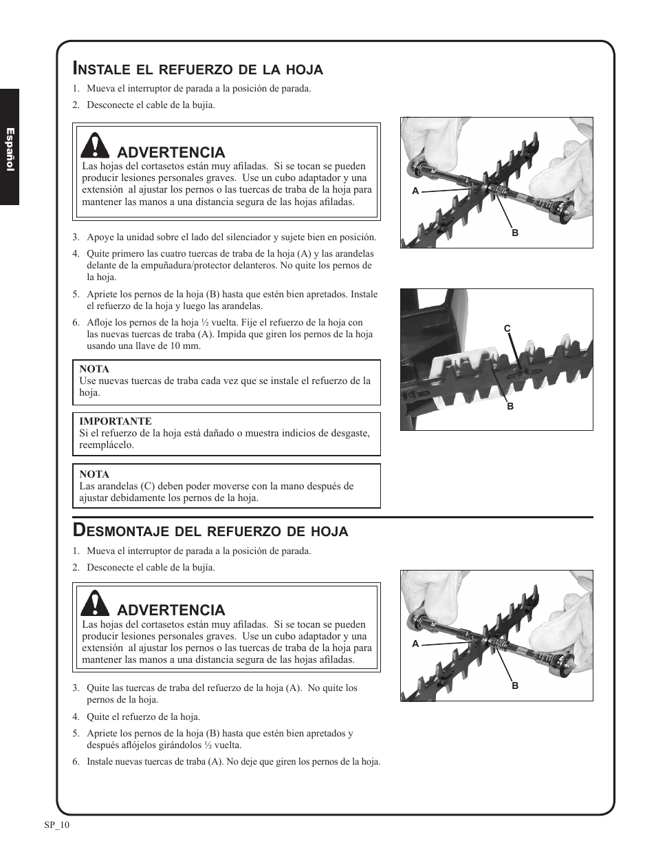 Shindaiwa DH212 User Manual | Page 42 / 96
