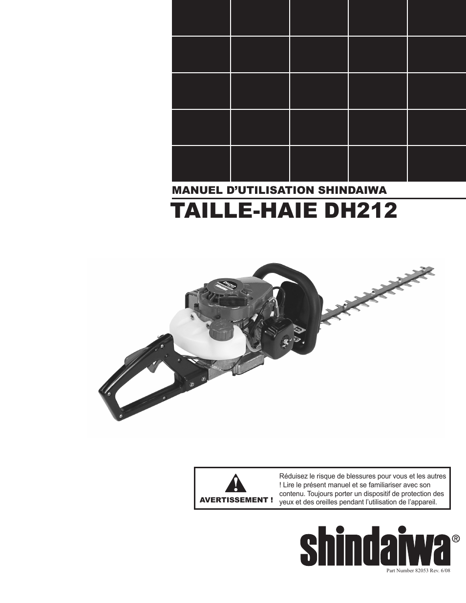 Taille-haie dh212 | Shindaiwa DH212 User Manual | Page 65 / 96