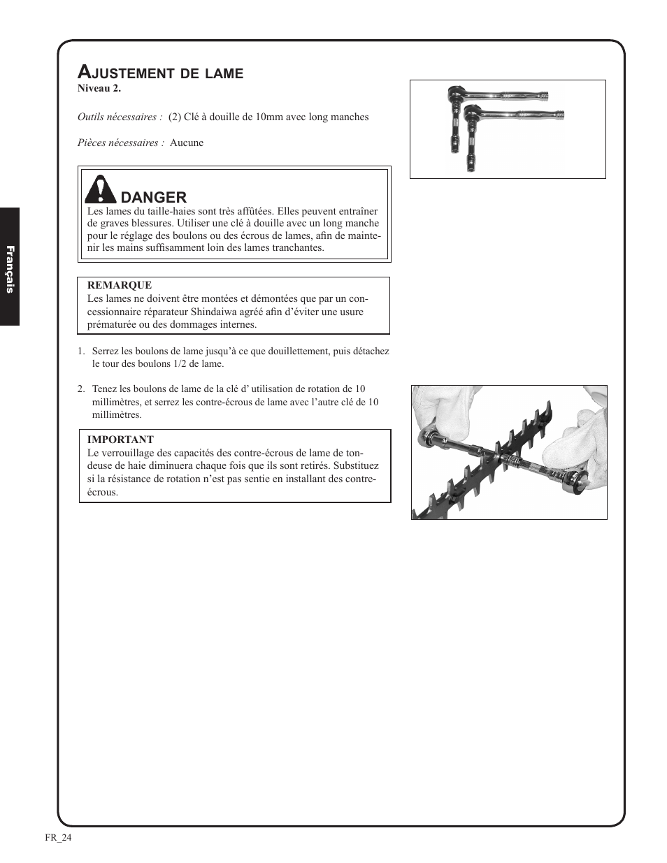 Danger | Shindaiwa DH212 User Manual | Page 88 / 96