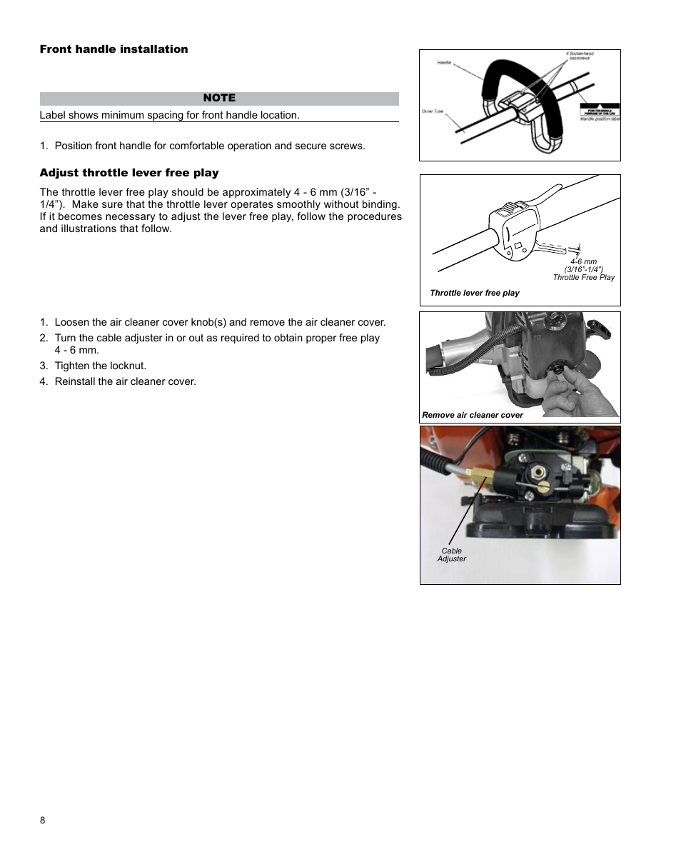 Shindaiwa X7502831200 User Manual | Page 8 / 28