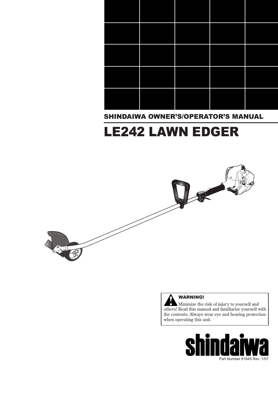 Shindaiwa LE242 User Manual | 36 pages