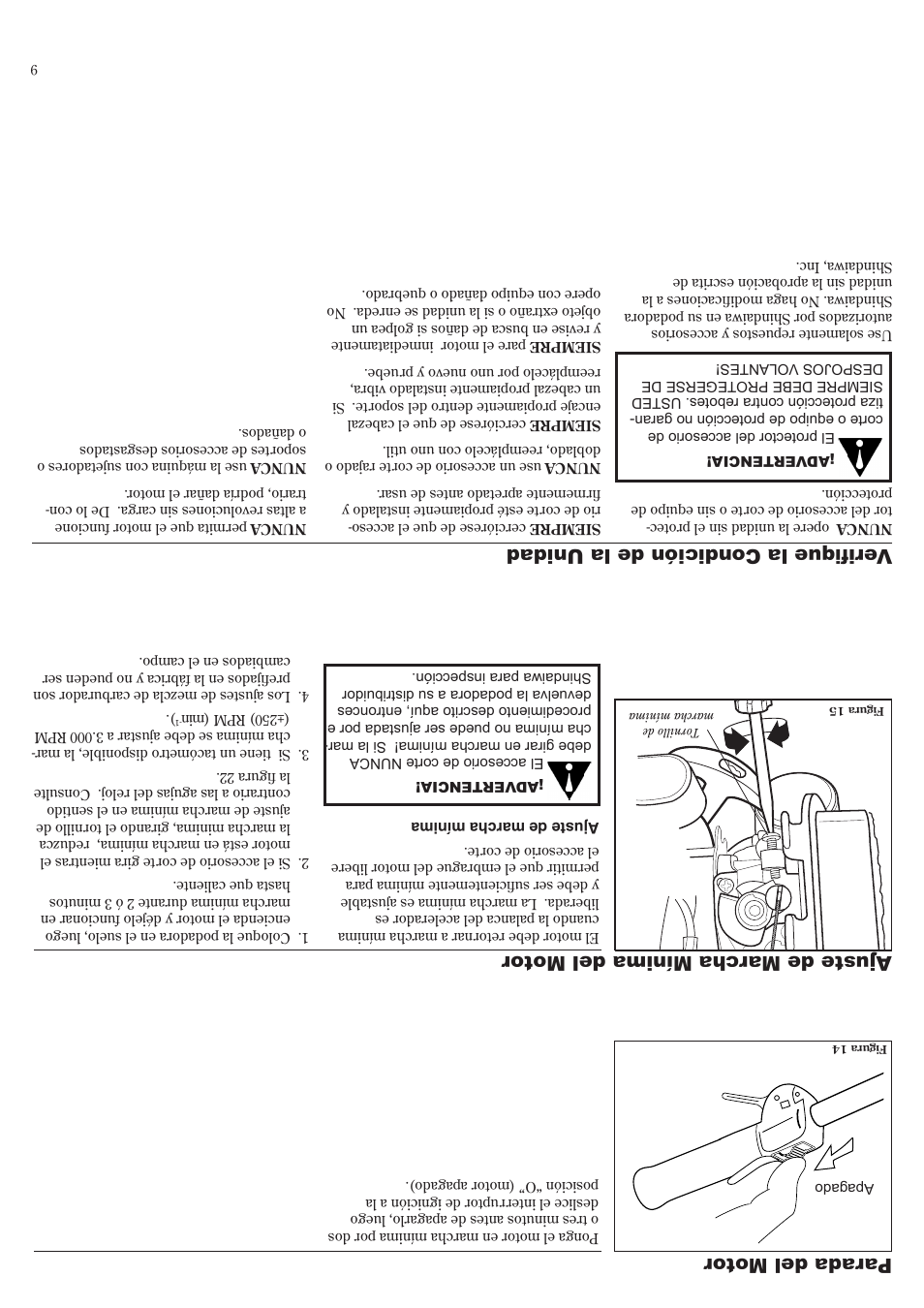 Verifique la condición de la unidad | Shindaiwa LE242 User Manual | Page 28 / 36