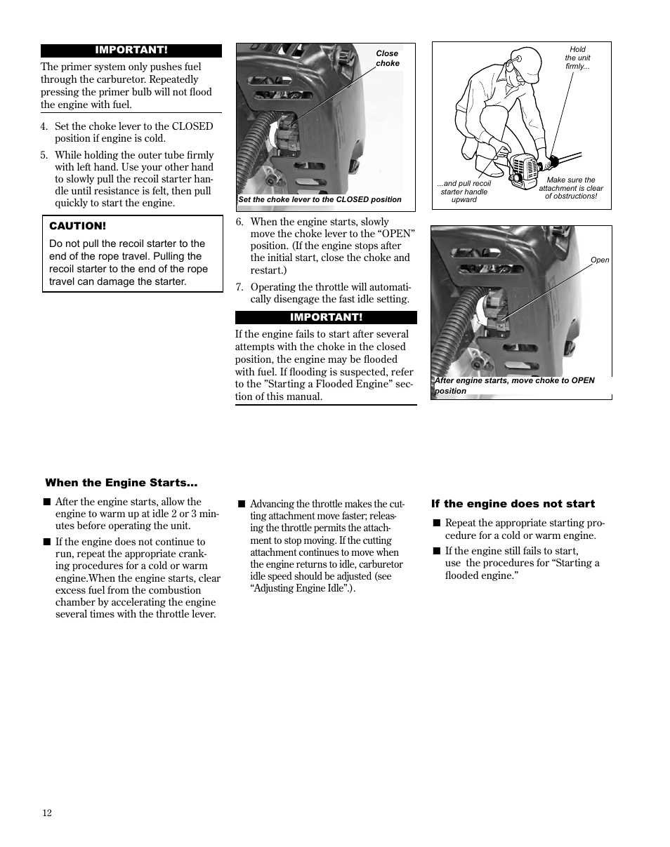 Shindaiwa X7502872100 User Manual | Page 12 / 28