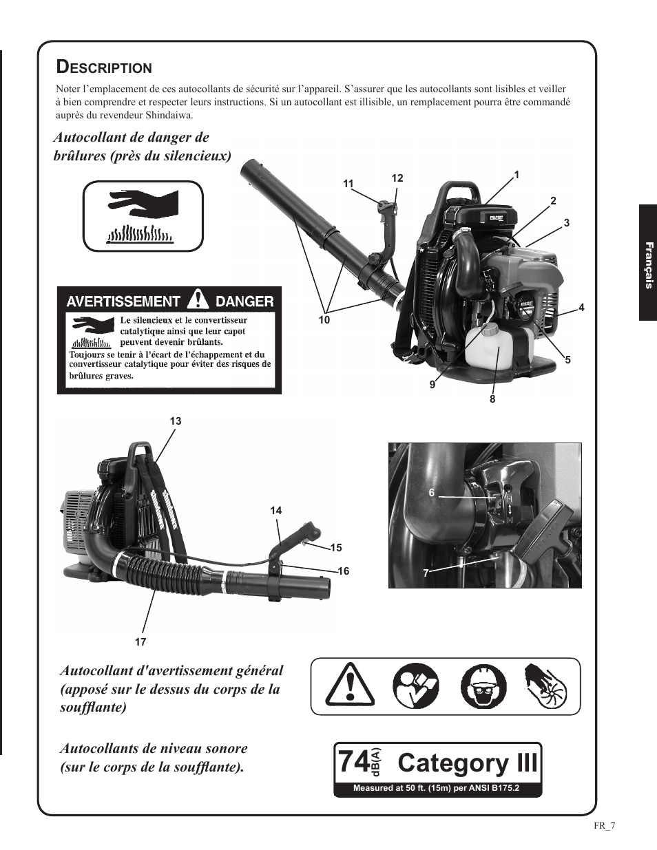 Category iii | Shindaiwa EB633RT User Manual | Page 55 / 72